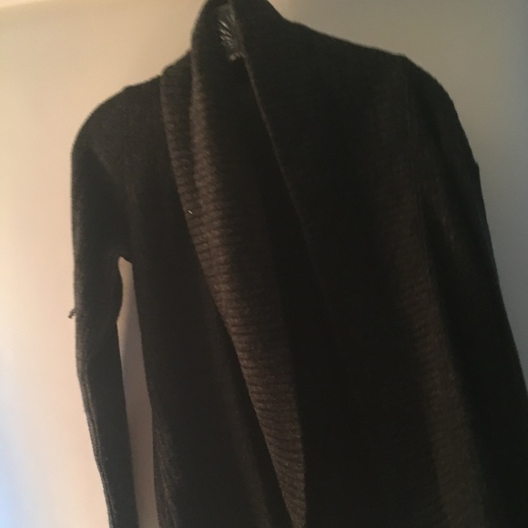 forever21 Sweaters - FINAL SALE Forever21 Charcoal/Black Cardigan